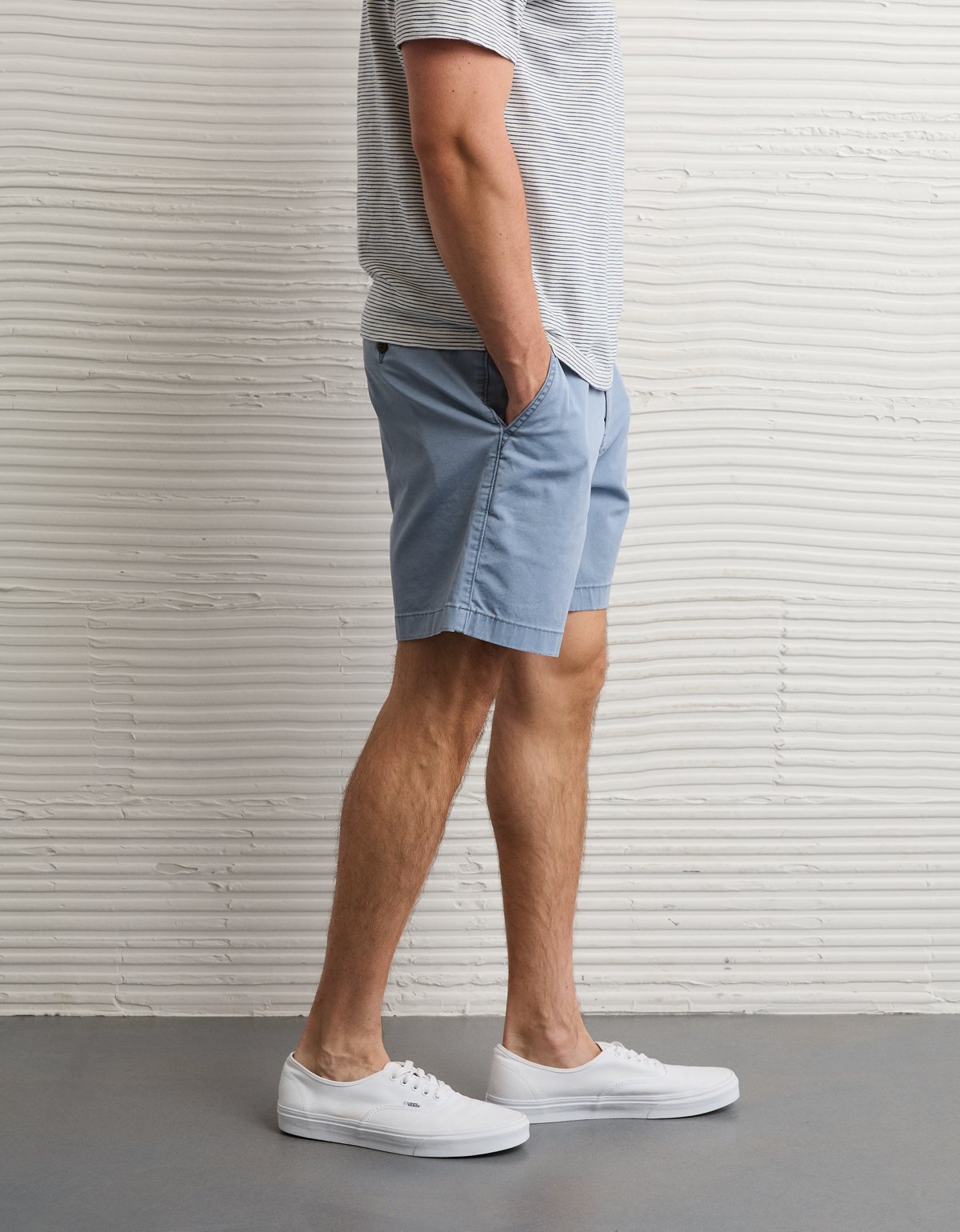 AE 7" Flex Lived-In Khaki Short - image 5
