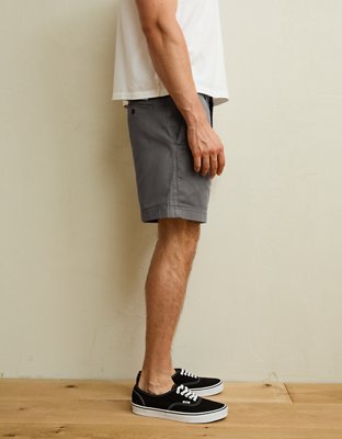 AE 7" Flex Lived-In Khaki Short