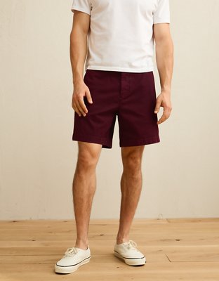 AE 7" Flex Lived-In Khaki Short
