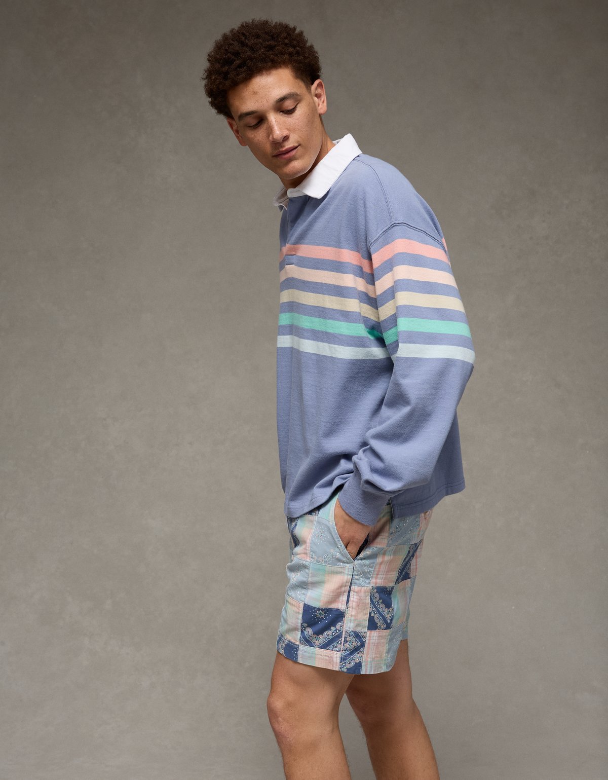 AE Pride 5" Flex Lived-In Khaki Short - image 5