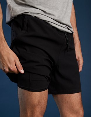 Мужские топы American Eagle AE 24/7 Training Ripstop 6" Lined Short — фото 5