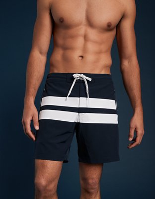 AE 24/7 7" Striped Board Short