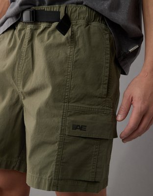 Aueoeo Short for Mens, Men's Casual Elastic Waist Cargo Shorts