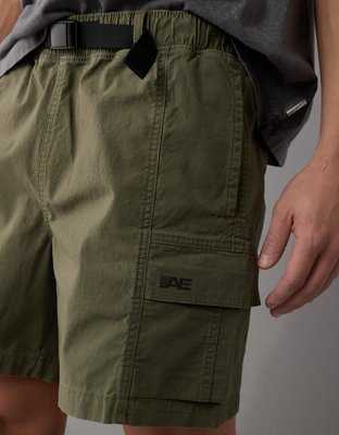 Mens Casual Twill Cargo Shorts Cotton Drawstring Classic Cargo Stretch  Shorts