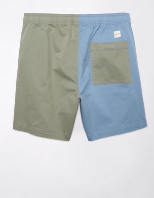 Мужские брюки American Eagle AE 24/7 Flex 7" Lived-In Colorblock Trekker Short — фото 3