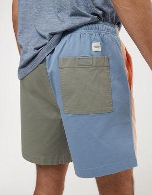 Мужские брюки American Eagle AE 24/7 Flex 7" Lived-In Colorblock Trekker Short — фото 5
