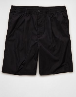 Мужские шорты American Eagle AE 24/7 Pleated Loose Club, цвет: Чёрный — фото 3