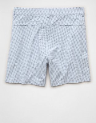 Мужские шорты American Eagle AE 24/7 7" Flex Club, цвет: Светлый синий — фото 4