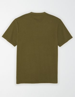 Мужские футболки American Eagle AE Super Soft Icon Henley T-Shirt — фото 2