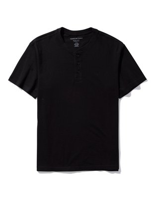 AE Short-Sleeve Henley Icon T-Shirt