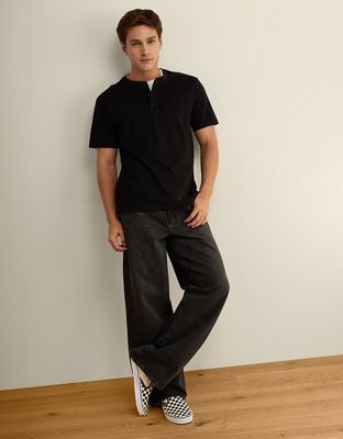 AE Short Sleeve Henley T-Shirt