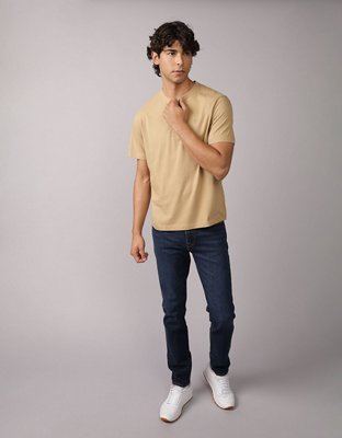 AE Short-Sleeve Henley Icon T-Shirt