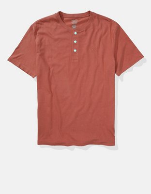 AE Short-Sleeve Henley Icon T-Shirt