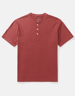 AE Short-Sleeve Henley Icon T-Shirt