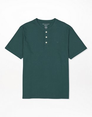AE Short-Sleeve Henley Icon T-Shirt