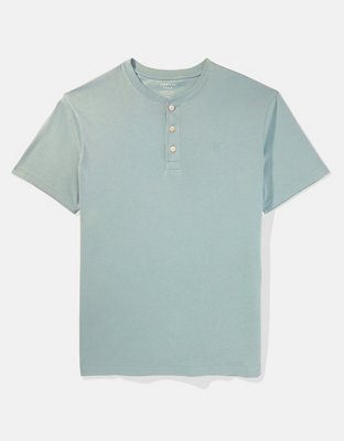AE T-shirt con cuello henley