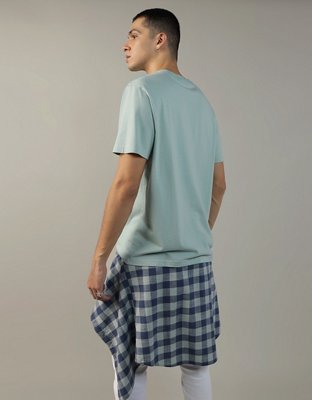 AE Short-Sleeve Henley Icon T-Shirt