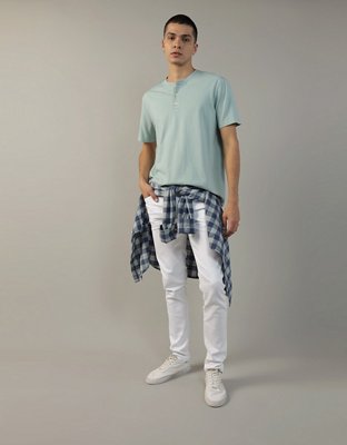 AE Short-Sleeve Henley Icon T-Shirt