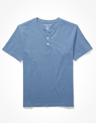 AE Short-Sleeve Henley Icon T-Shirt