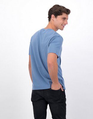AE Short-Sleeve Henley Icon T-Shirt
