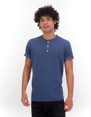 AE Short-Sleeve Henley Icon T-Shirt