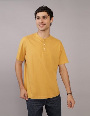 AE Short-Sleeve Henley Icon T-Shirt