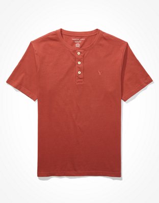 AE Short-Sleeve Henley Icon T-Shirt