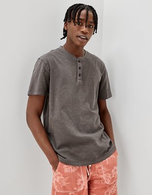 AE Super Soft Slub Icon Henley T-Shirt