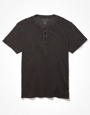 AE Super Soft Slub Icon Henley T-Shirt