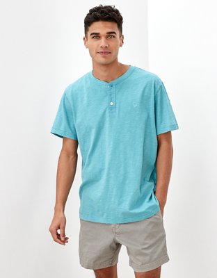 AE Super Soft Slub Icon Henley T-Shirt
