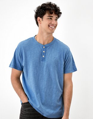 AE Super Soft Slub Icon Henley T-Shirt