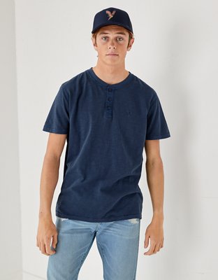 AE Super Soft Slub Icon Henley T-Shirt