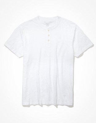 AE Super Soft Slub Icon Henley T-Shirt | American Eagle