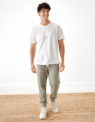 AE Super Soft Slub Icon Henley T-Shirt