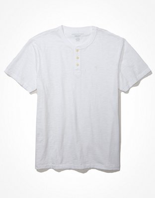 AE Super Soft Slub Icon Henley T-Shirt | American Eagle
