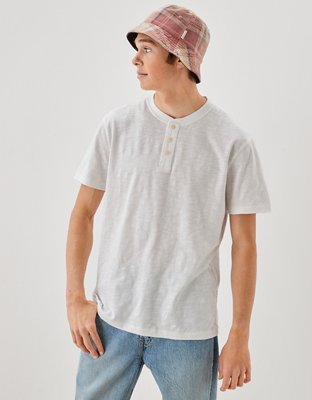 AE Super Soft Slub Icon Henley T-Shirt | American Eagle