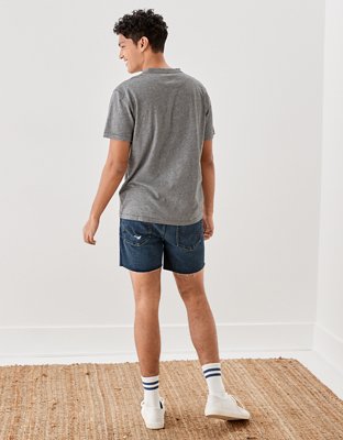 Мужские футболки American Eagle AE Super Soft Slub Henley T-Shirt — фото 2