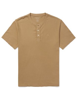 AE Short-Sleeve Henley T-Shirt