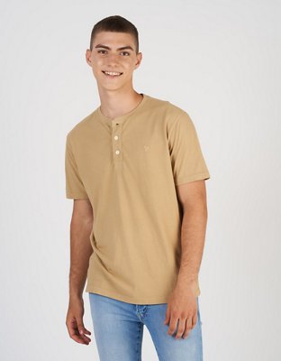 AE Short-Sleeve Henley T-Shirt