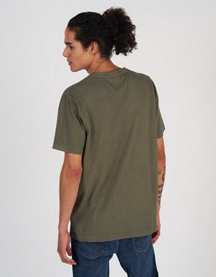 AE Short-Sleeve Henley T-Shirt