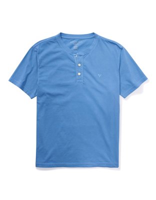 AE Short-Sleeve Henley T-Shirt
