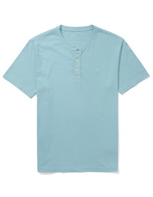 AE Short-Sleeve Henley T-Shirt
