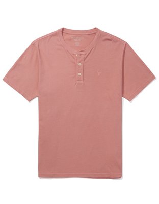 AE Short-Sleeve Henley T-Shirt