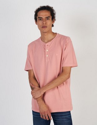 AE Short-Sleeve Henley T-Shirt