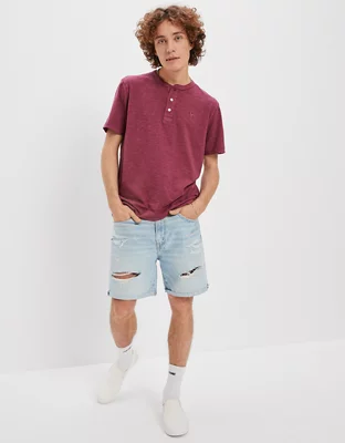 AE Super Soft Slub Henley T-Shirt