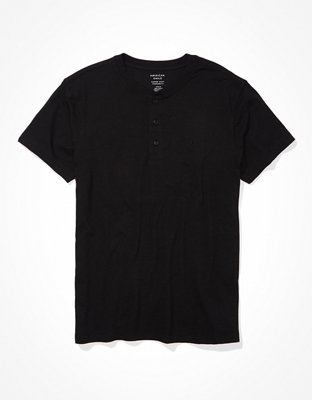 Мужские футболки American Eagle AE Henley T-Shirt — фото 3
