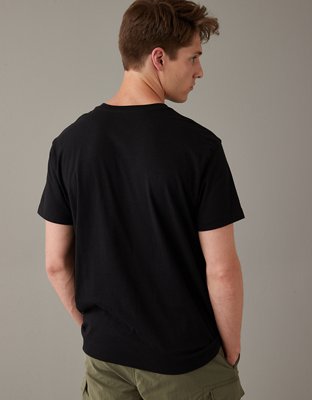 Мужские футболки American Eagle AE Henley T-Shirt — фото 2