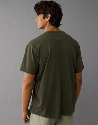 Мужские футболки American Eagle AE Legend Henley T-Shirt — фото 5