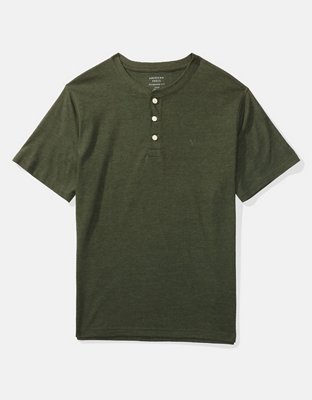 AE Short Sleeve Henley T-Shirt