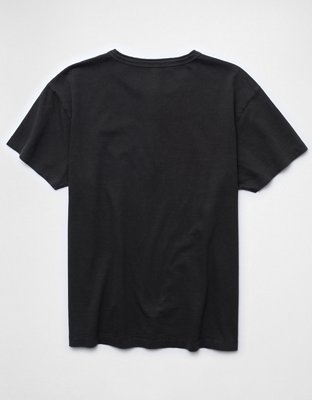 AE Playera vintage de fit relajado con cuello Henley
